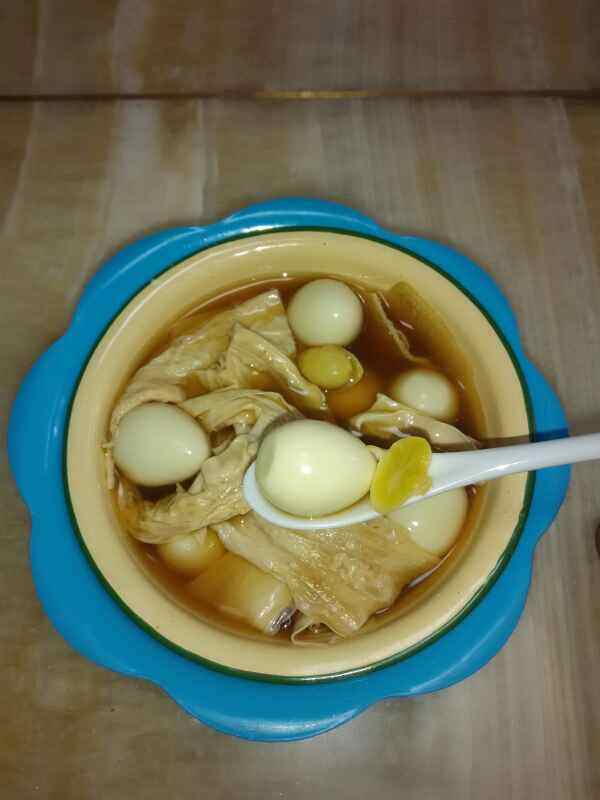 白果腐竹糖水步骤6