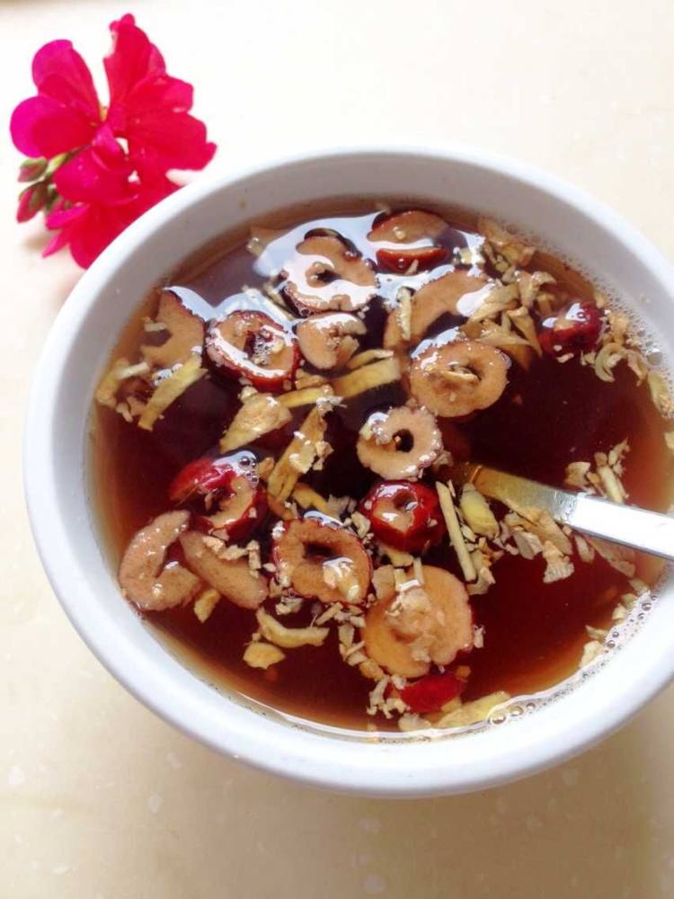 红枣黑糖姜茶步骤6