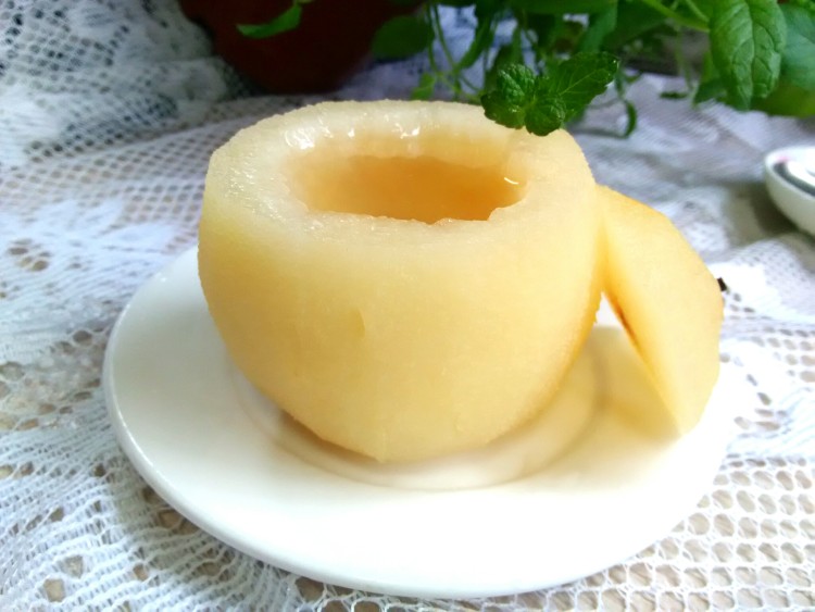 冰糖蒸梨水步骤8