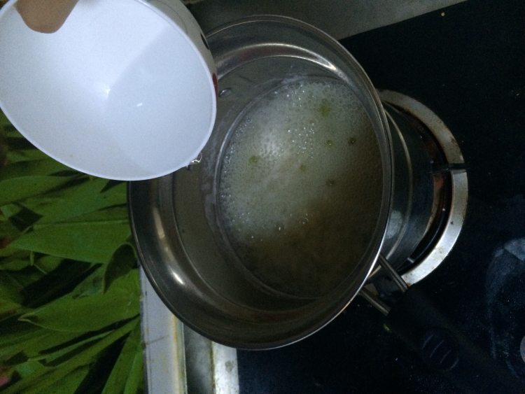 糯米绿豆粥步骤4