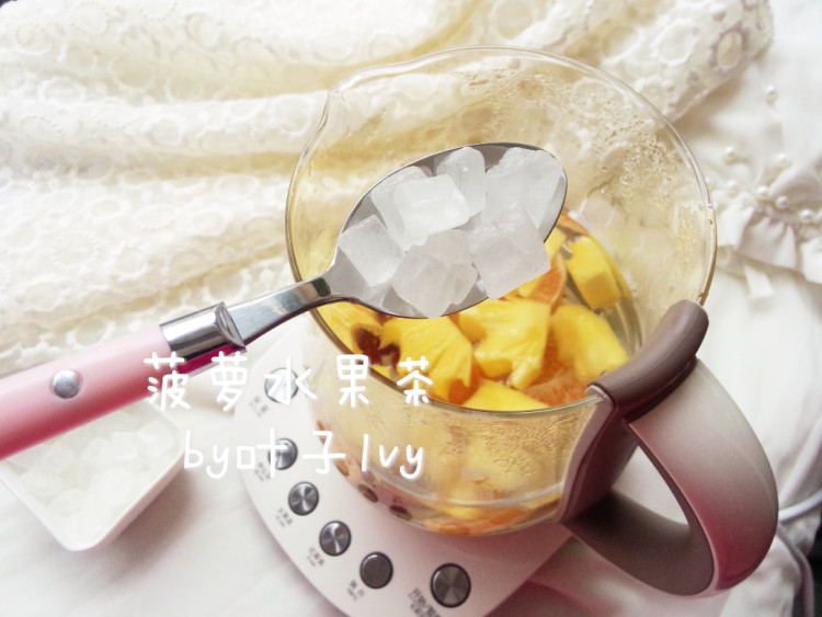 菠萝水果茶步骤3