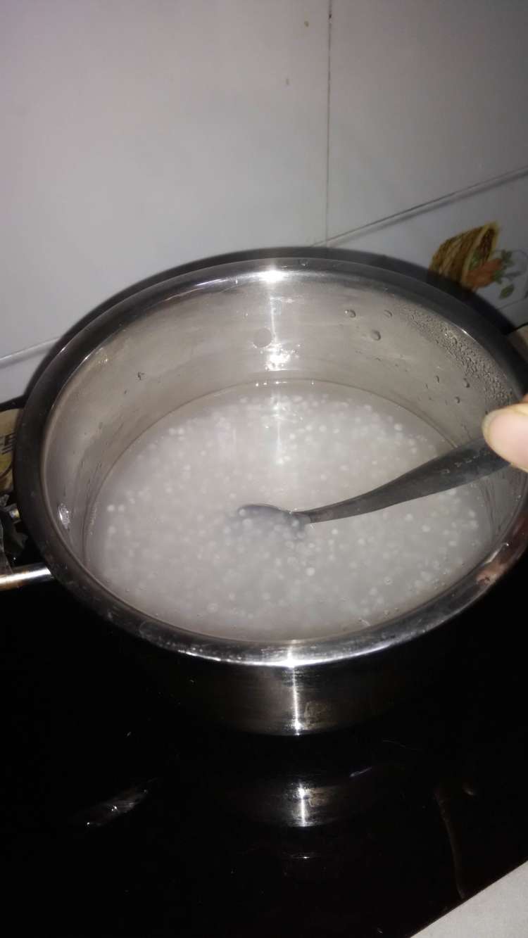 圣女果西米露步骤4