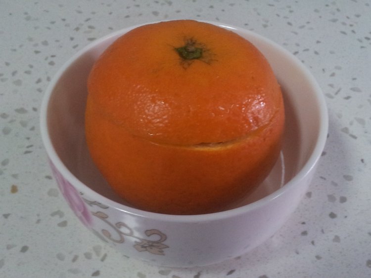 盐蒸橙子步骤6