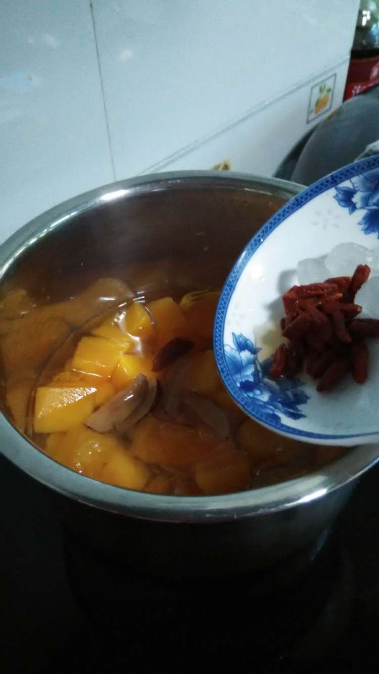 红枣木瓜糖水步骤7