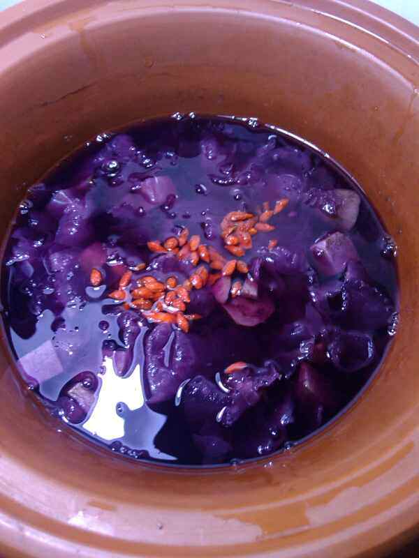 紫薯银耳糖水步骤7