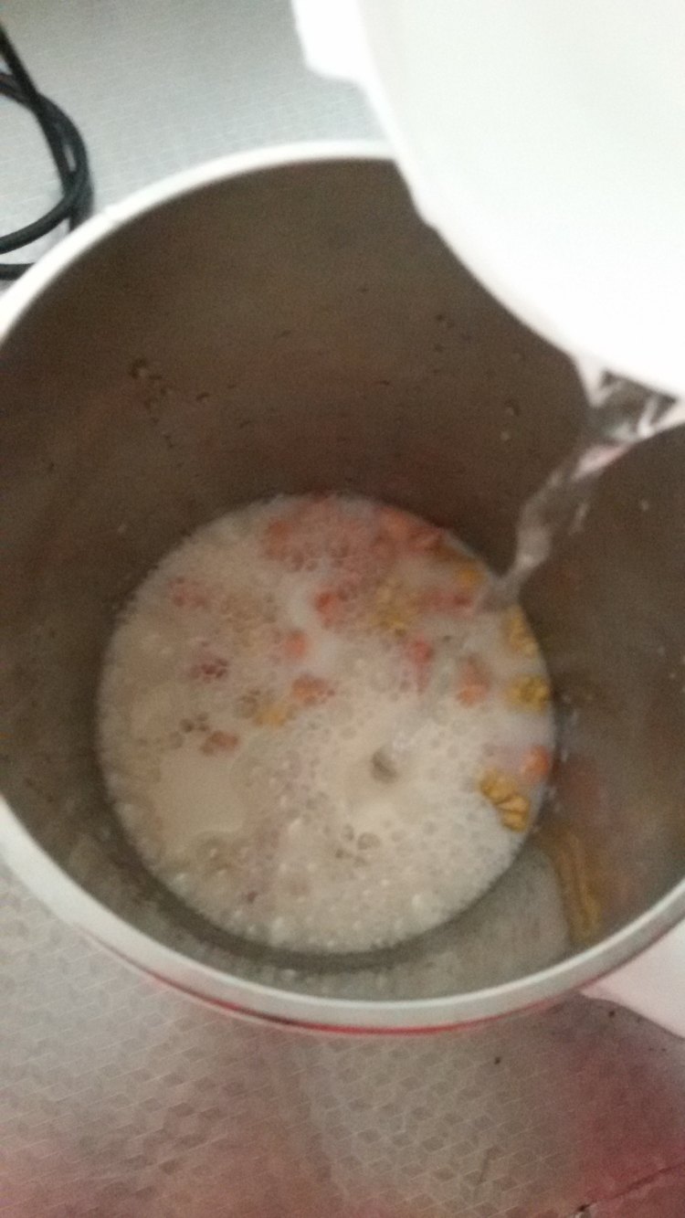 核桃花生露步骤5