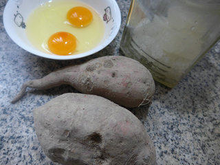 冰糖番薯蛋花汤步骤1