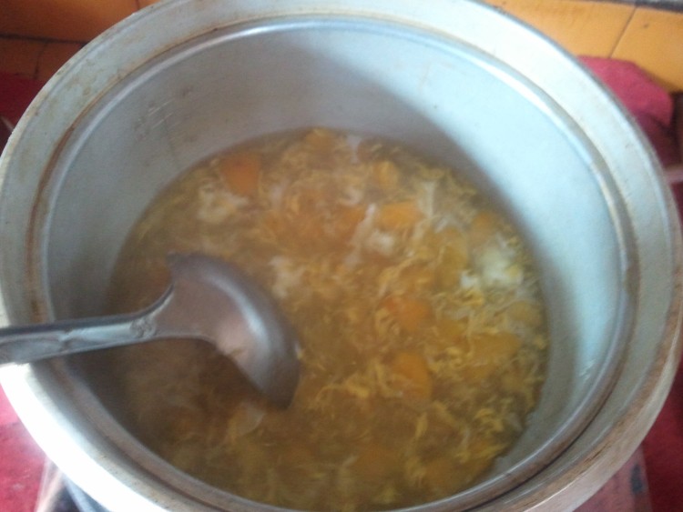 红薯蛋花糖水步骤9