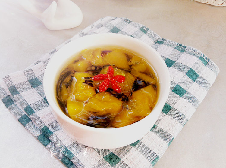 菰米木瓜糖水步骤7
