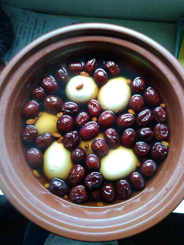 红枣鸡蛋桂圆黑糖水步骤7