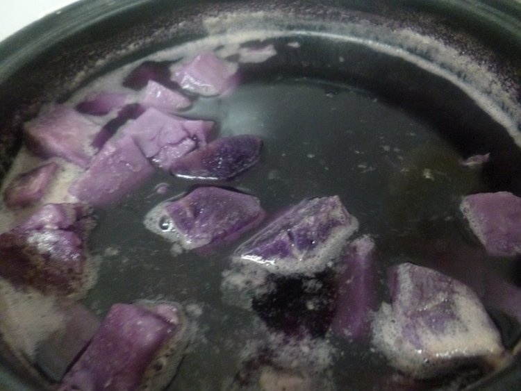 香芋紫薯糖水步骤6