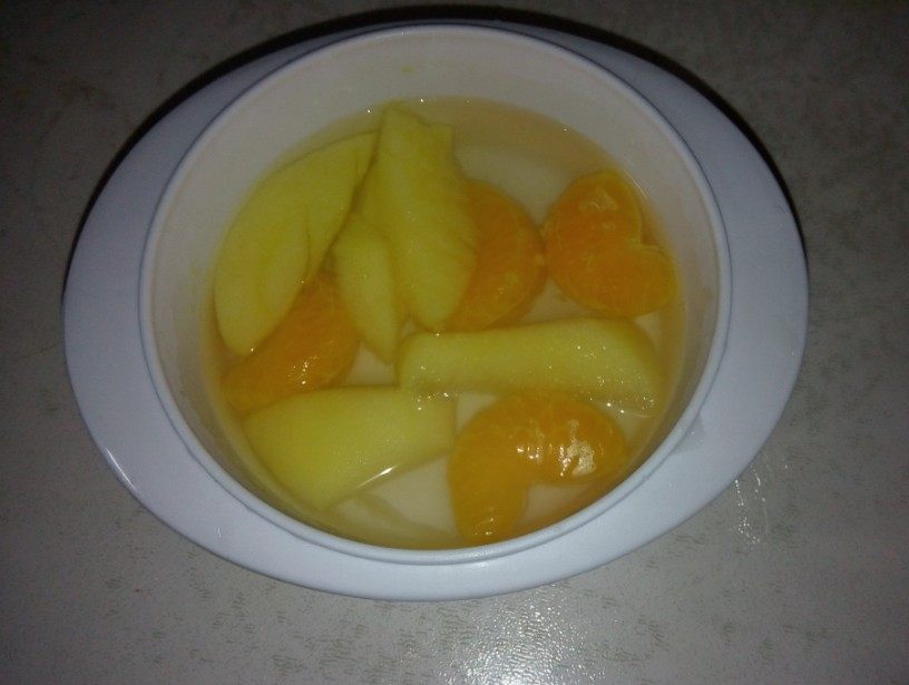 苹果橘子甜汤步骤7