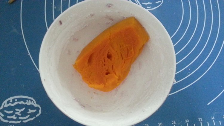 南瓜小圆子步骤2