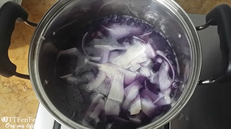 紫薯淮山椰奶露步骤7