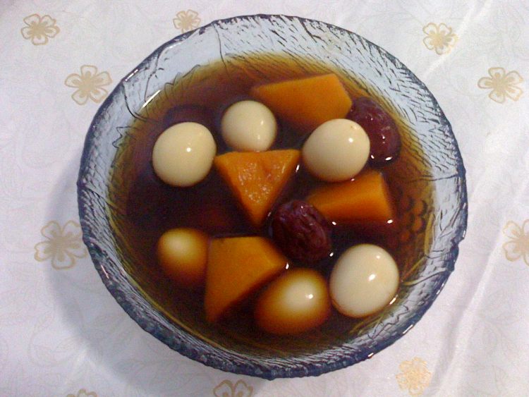 鹌鹑蛋南瓜糖水步骤7