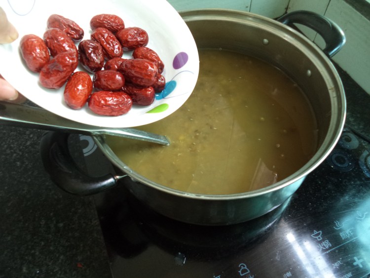 枣香绿豆沙步骤7
