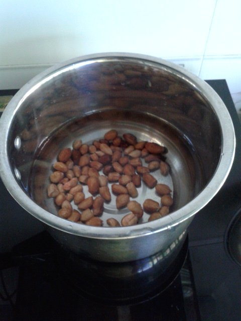 红提花生糖水步骤4