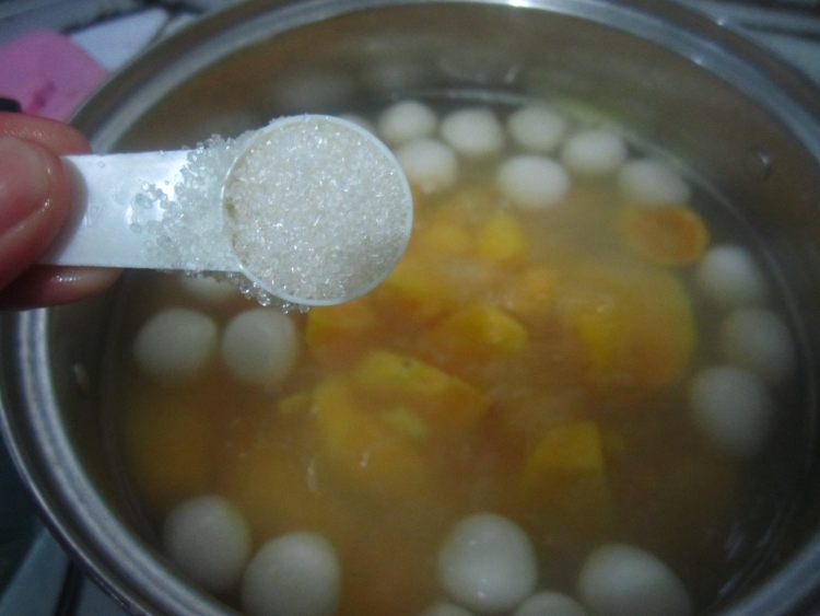 番薯糯米丸糖水步骤10