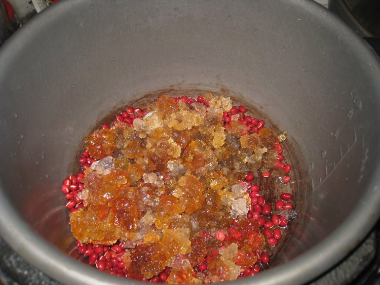 椰香桃胶红豆汤步骤5