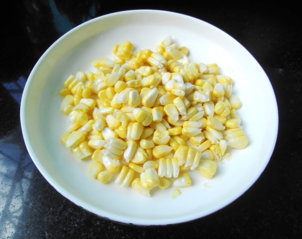 南瓜玉米百合甜汤步骤2