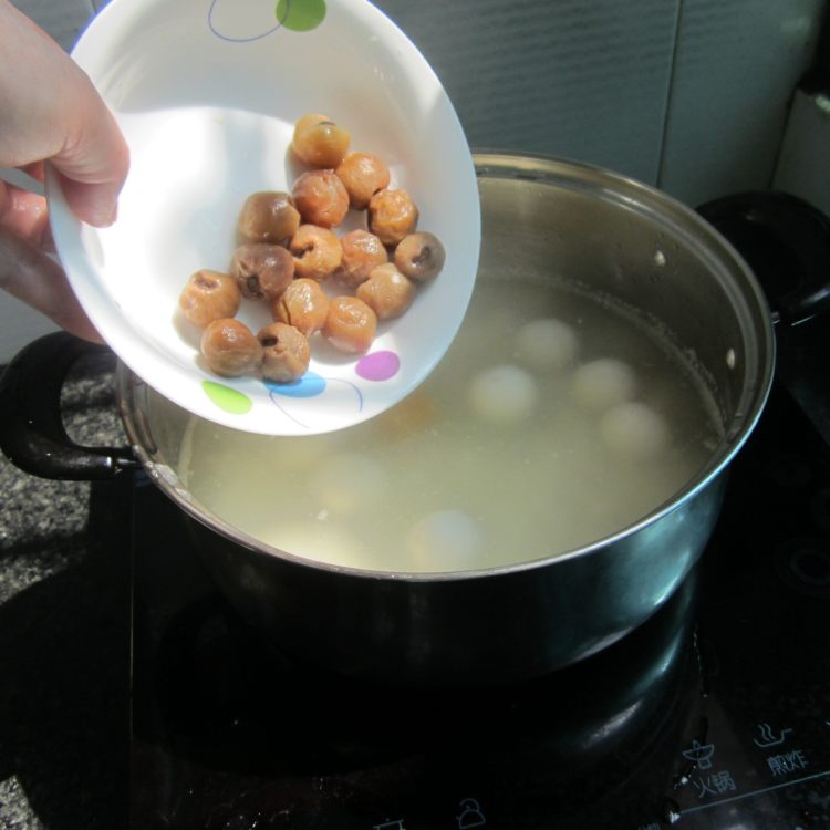 酒酿桂圆红枣步骤7