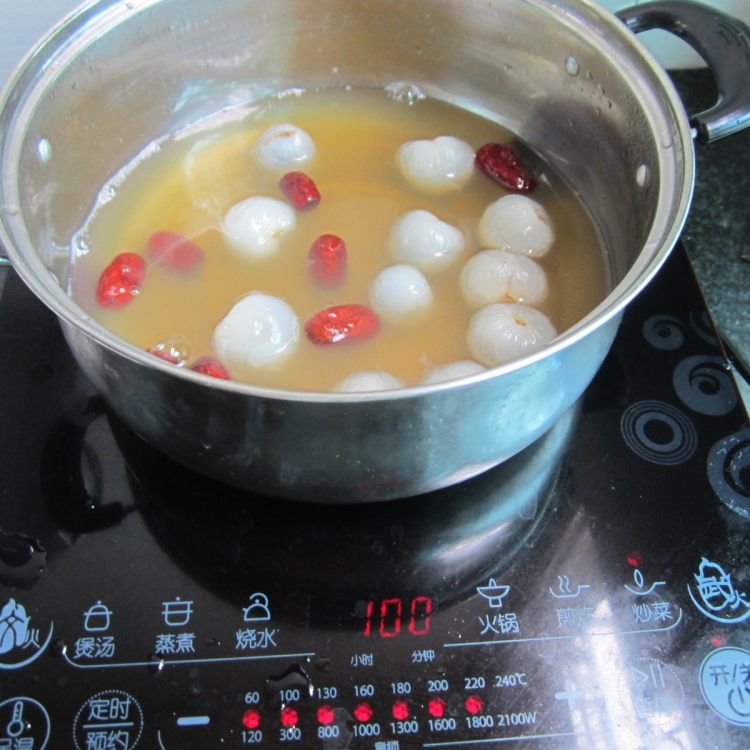 荔枝红枣红糖水步骤8