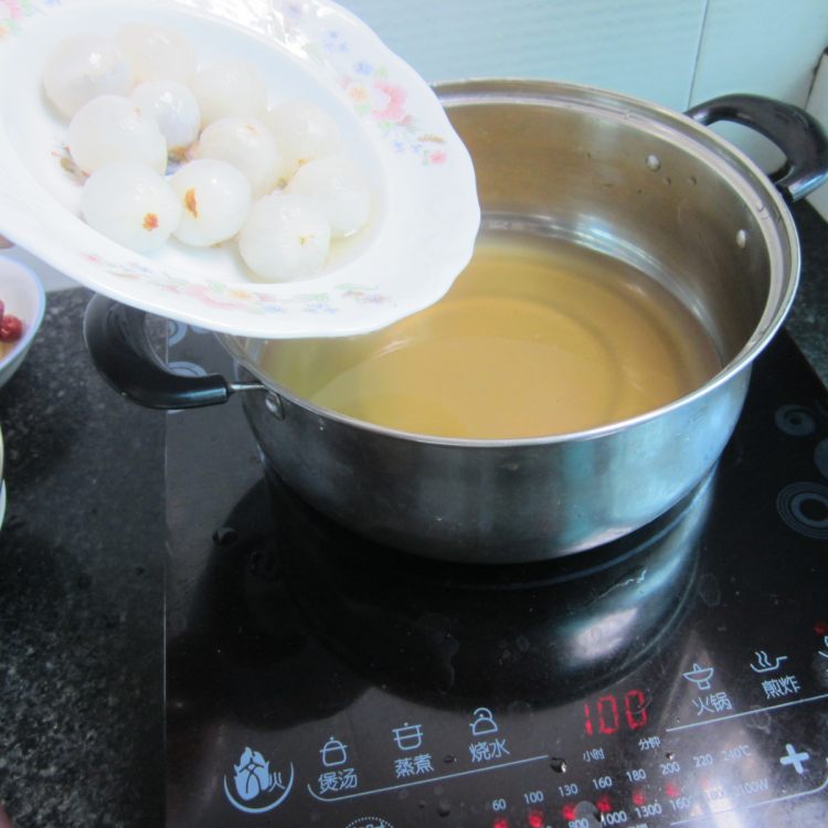 葡萄荔枝煮蛋步骤5