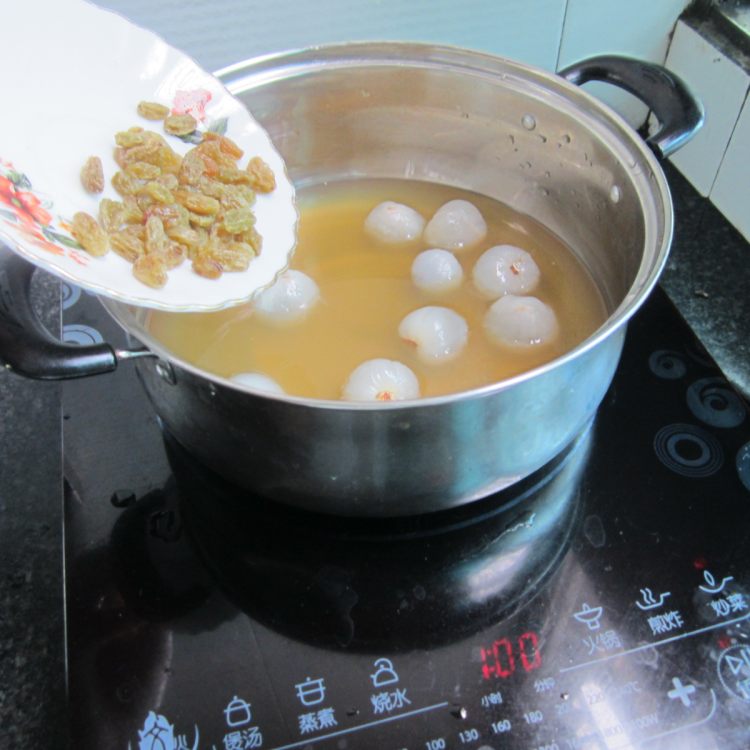 葡萄荔枝煮蛋步骤7