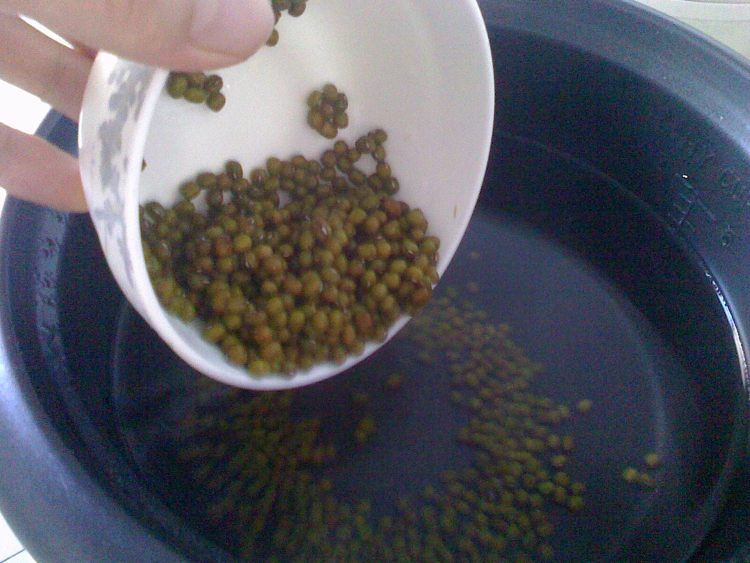 海带绿豆粥步骤5