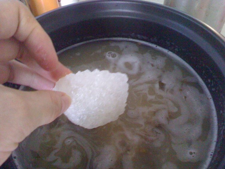 海带绿豆粥步骤8