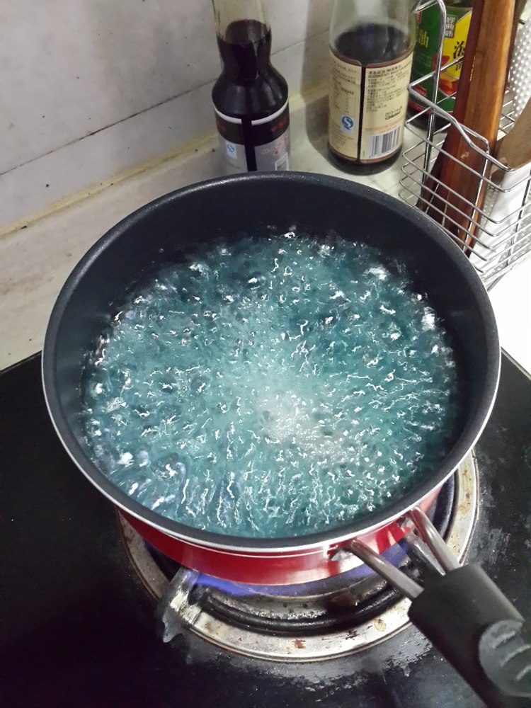 紫薯酒酿小丸子步骤3