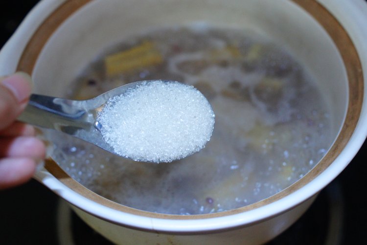 双色老玉米糖水步骤8