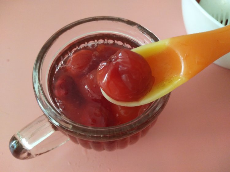 酸奶樱桃果冻步骤9