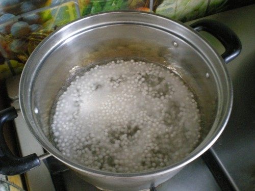 酱鸭脖蔬菜西米露步骤3