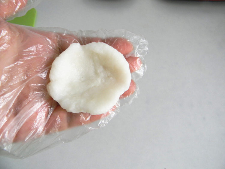 焦糖蜜桃雪媚娘步骤11