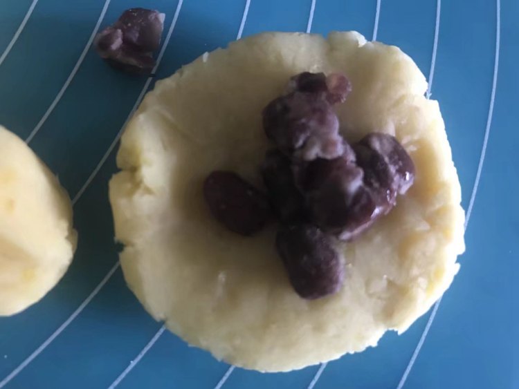 奶香绿豆冰皮月饼步骤11