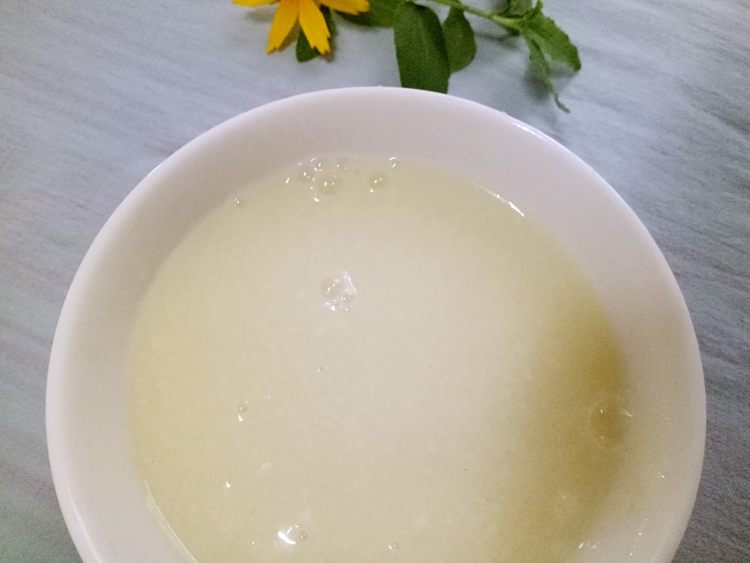 双米奶布丁#婴儿辅食#步骤2