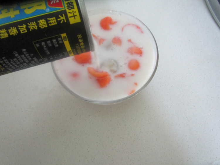木瓜椰汁西米露步骤8