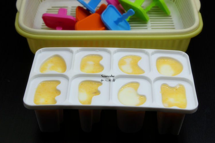 香橙酸奶冰棍步骤5
