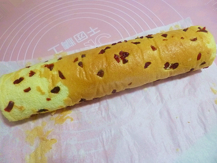 蔓越莓奶冻卷步骤19