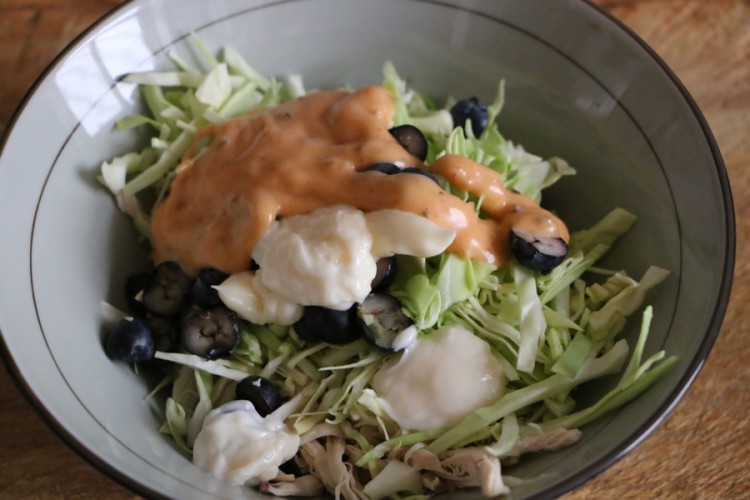 蓝莓鸡肉沙拉步骤5