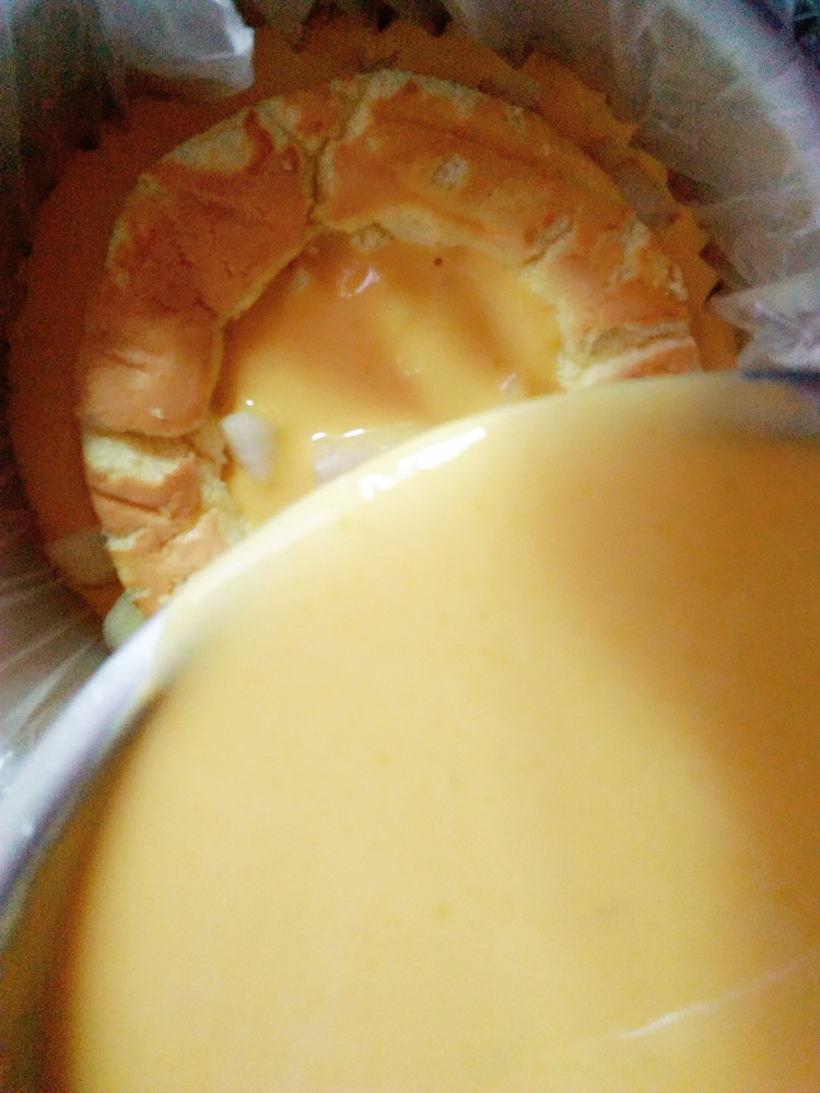 蔬菜版的酸奶慕斯蛋糕步骤12