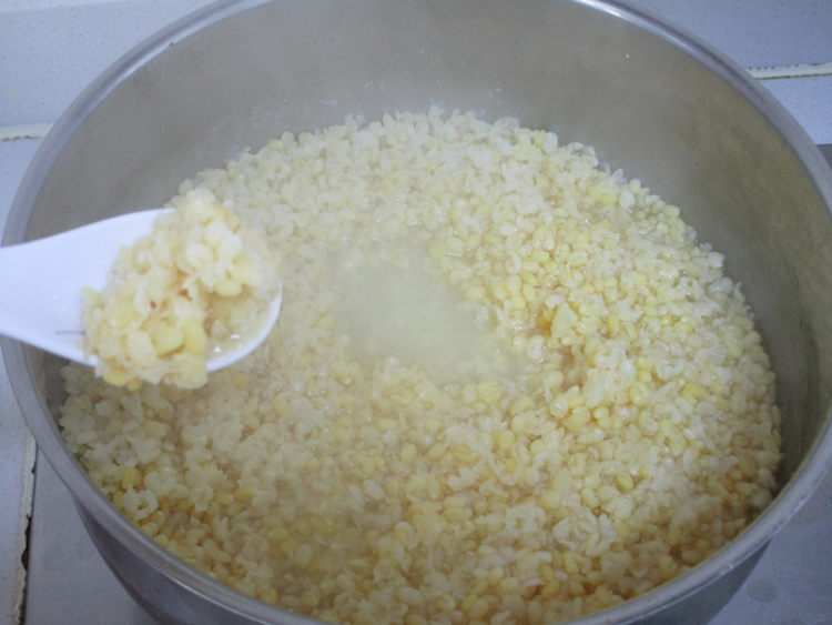 #盛夏餐桌#绿豆刨冰步骤2