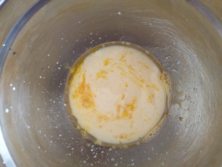 抹茶戚风步骤4