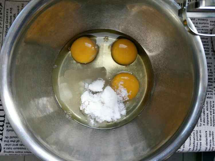 抹茶全蛋蛋糕步骤2