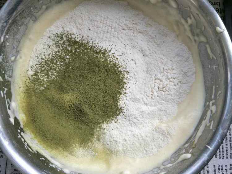抹茶全蛋蛋糕步骤4