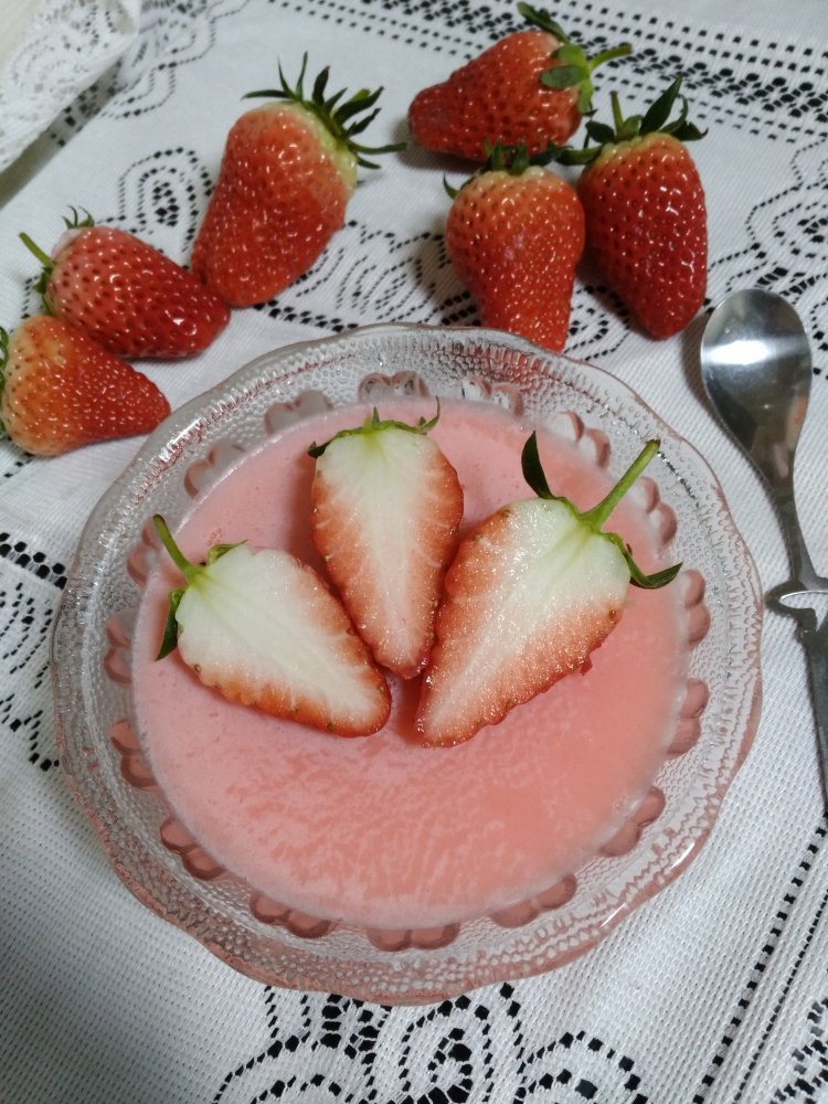 草莓布丁步骤7