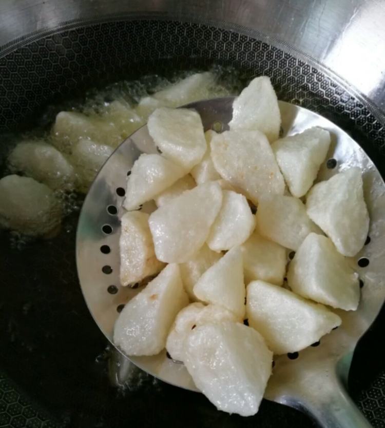 家常美味拔丝山药步骤10