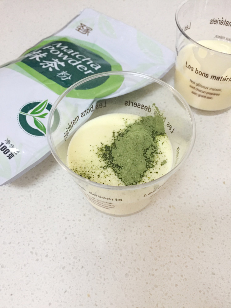 浓醇抹茶冰激凌步骤7
