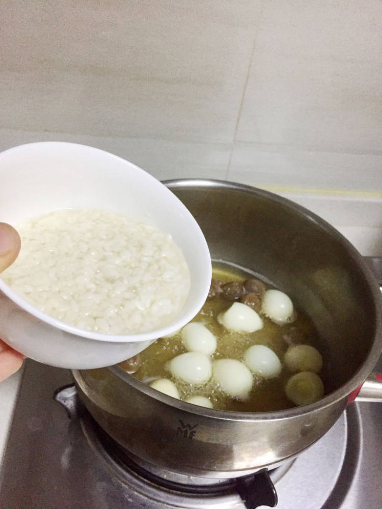 酒酿桂圆蛋步骤4